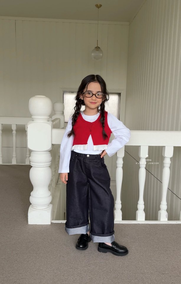 Comma - Korean Children Fashion - #childofig - Lace Bustier - 5
