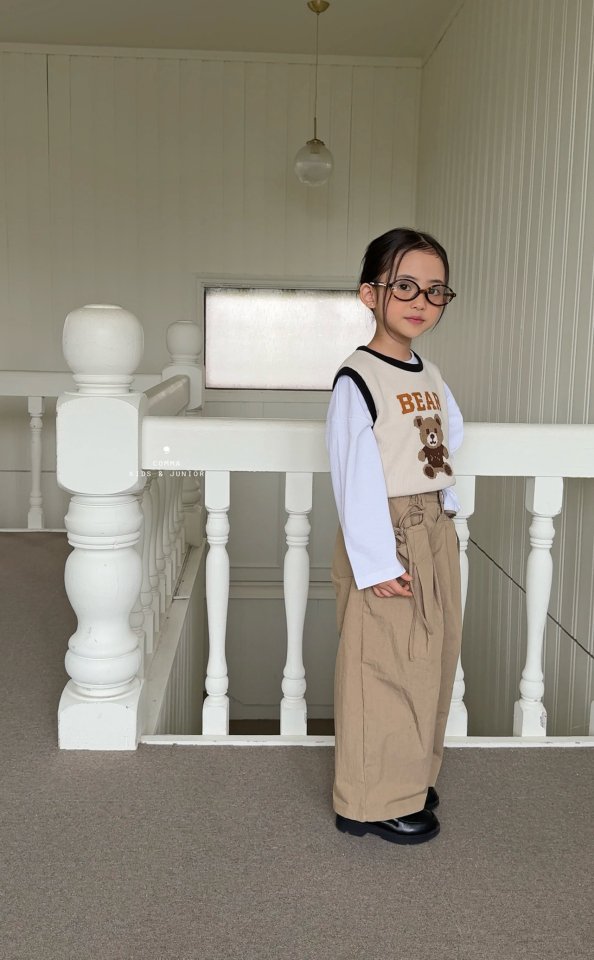 Comma - Korean Children Fashion - #childrensboutique - Embroidered Vest - 11