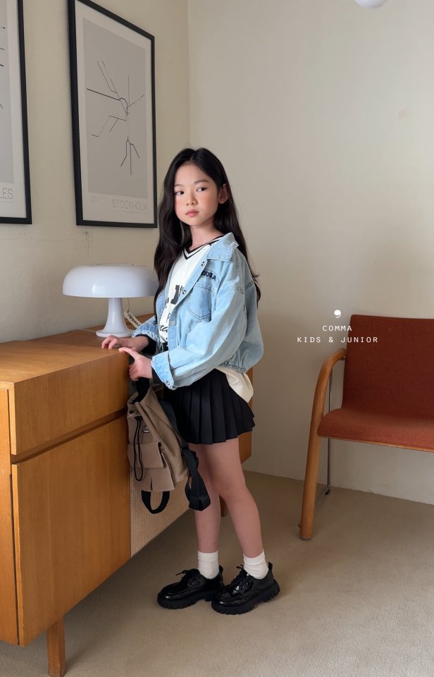 Comma - Korean Children Fashion - #childrensboutique - Soft Denim Jacket - 3