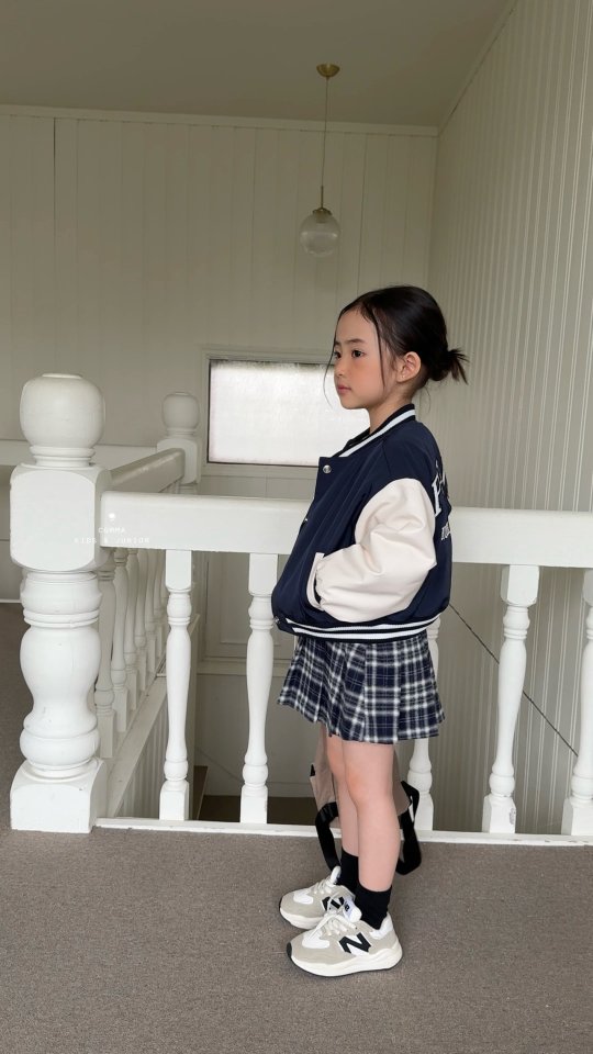 Comma - Korean Children Fashion - #childrensboutique - Check Pleated Skirt - 8