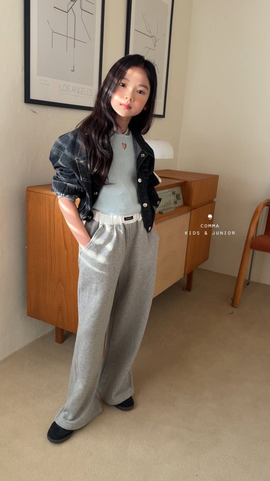 Comma - Korean Children Fashion - #childrensboutique - Contrast Label Pants - 7