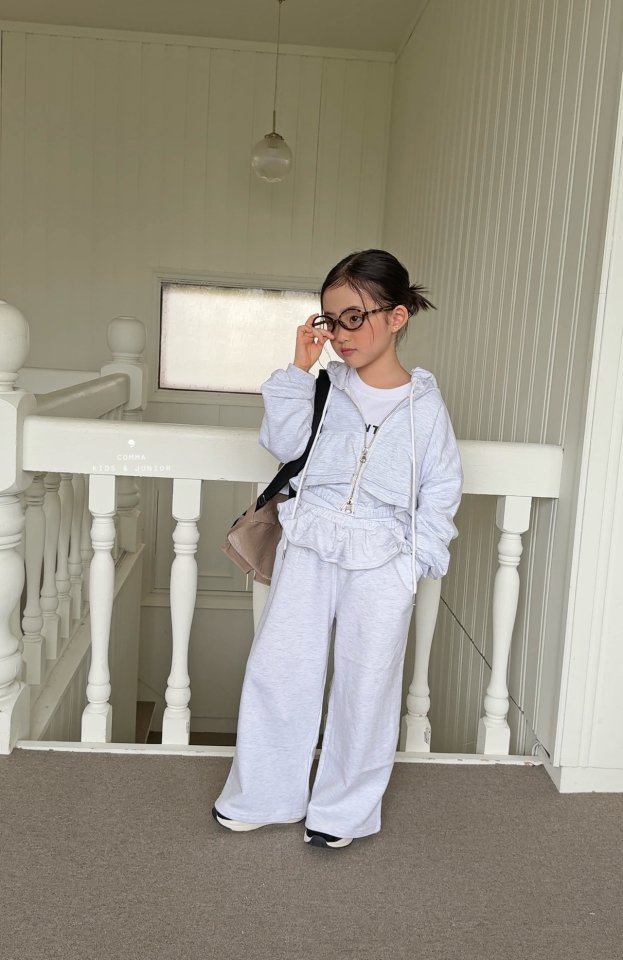 Comma - Korean Children Fashion - #designkidswear - Frill Zip-up - 9