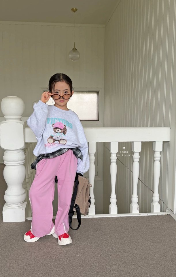 Comma - Korean Children Fashion - #designkidswear - Bear Sweatshirt - 5