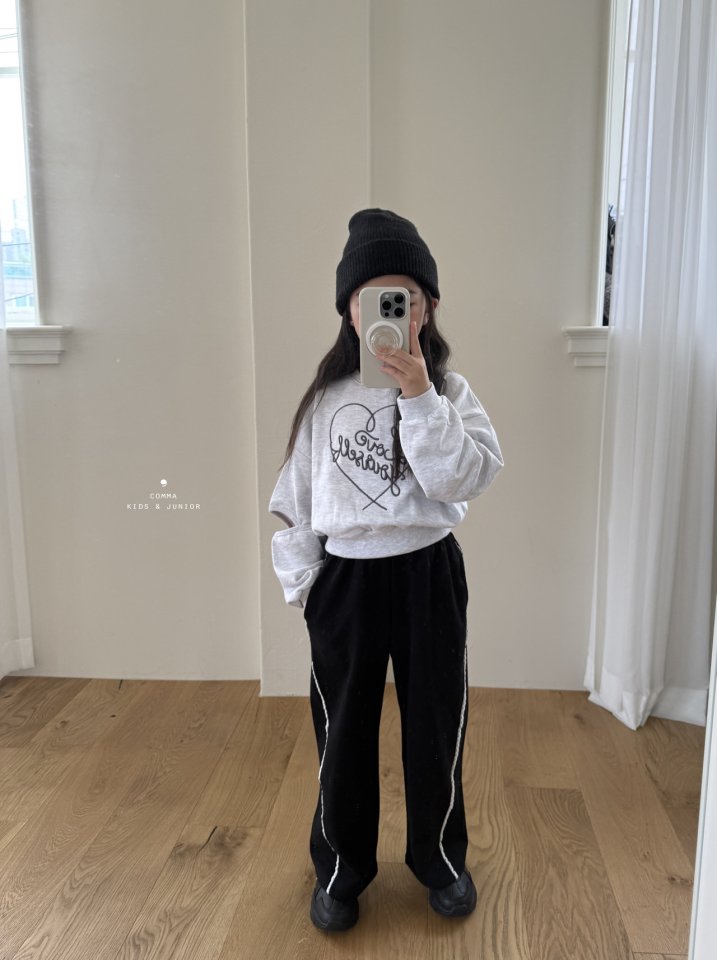 Comma - Korean Children Fashion - #designkidswear - Slit Sweatshirt