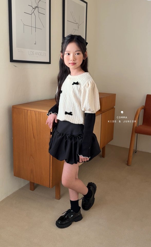 Comma - Korean Children Fashion - #designkidswear - Short Sleeve Knit - 12