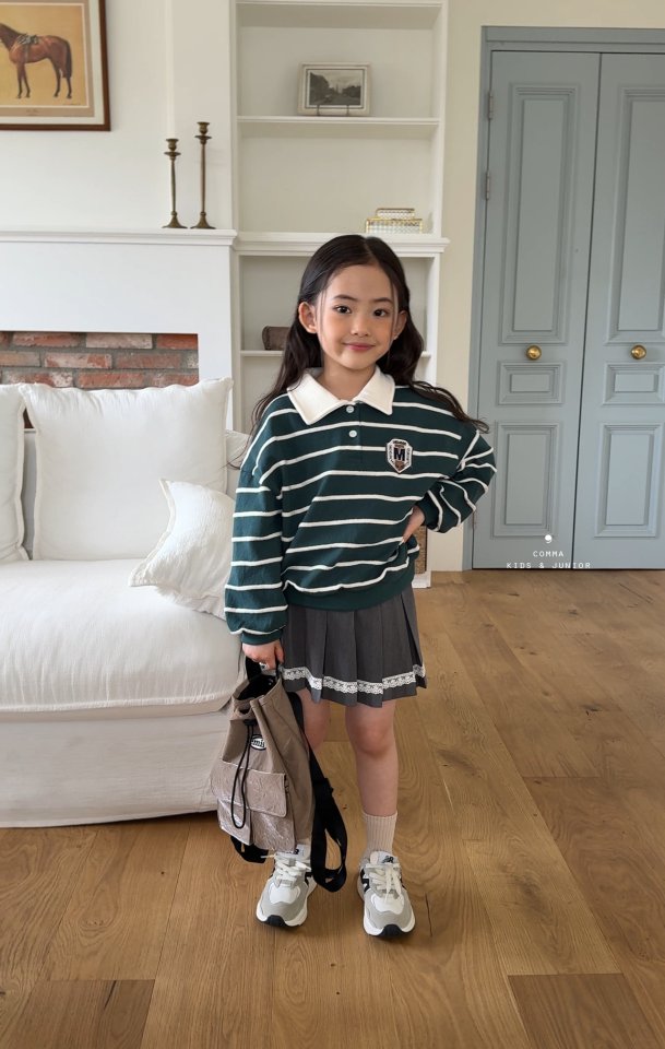 Comma - Korean Children Fashion - #designkidswear - Lace Pleated Skirt - 11