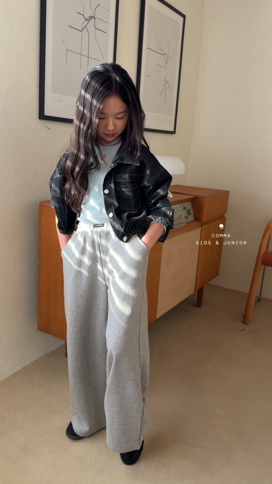 Comma - Korean Children Fashion - #designkidswear - Contrast Label Pants - 8