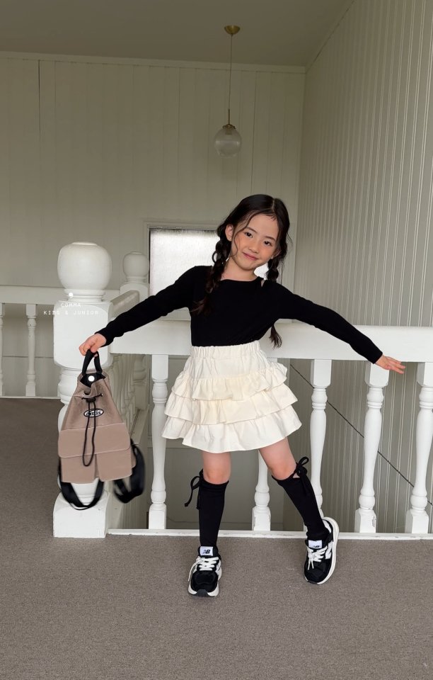 Comma - Korean Children Fashion - #designkidswear - Shoulder Cut-Out Tee - 11