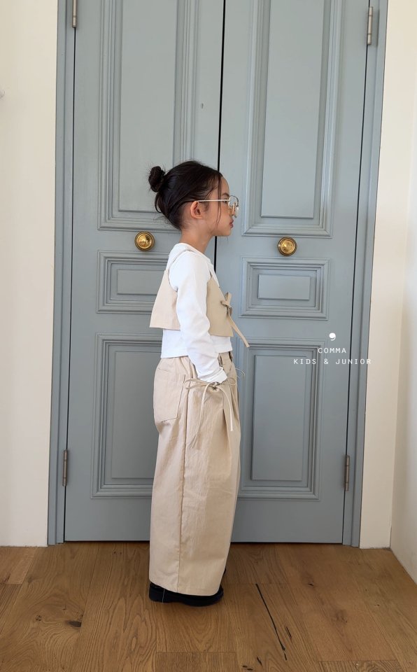 Comma - Korean Children Fashion - #discoveringself - Wide Pocket Pants - 6