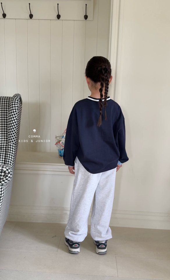 Comma - Korean Children Fashion - #discoveringself - Piping Tee - 3