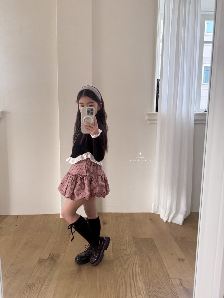 Comma - Korean Children Fashion - #discoveringself - Pumpkin Balloon Skirt (Black) - 12