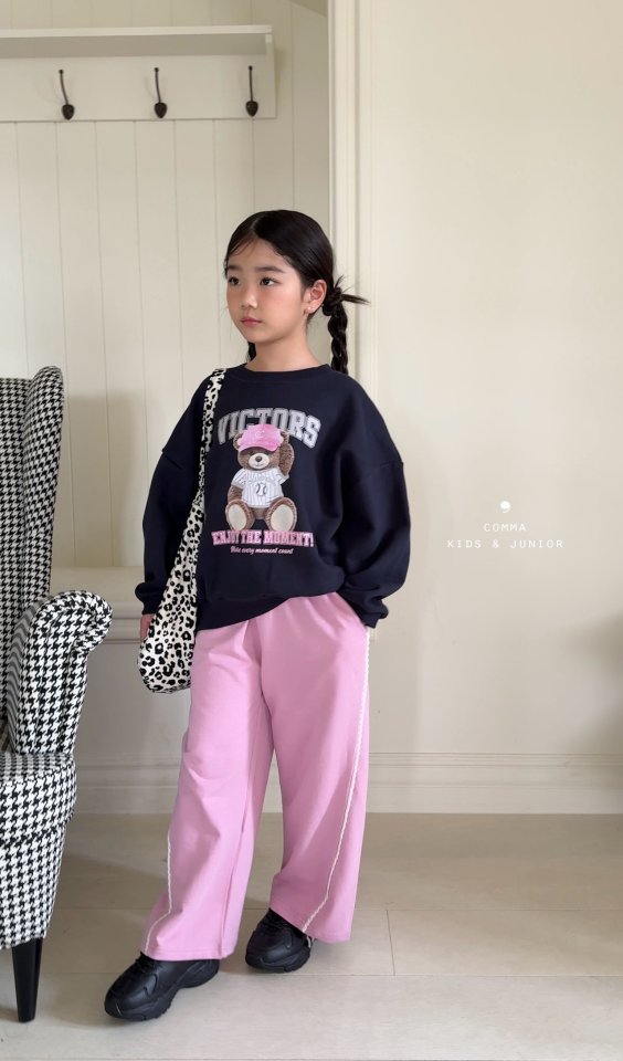 Comma - Korean Children Fashion - #discoveringself - Bear Sweatshirt - 6