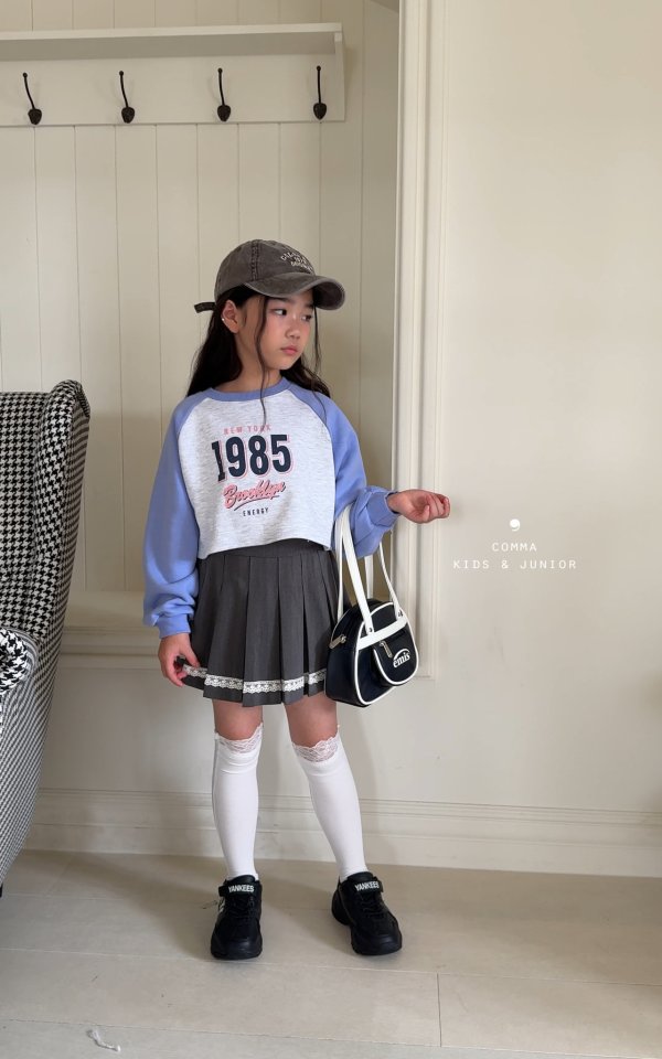 Comma - Korean Children Fashion - #discoveringself - Lace Pleated Skirt - 12