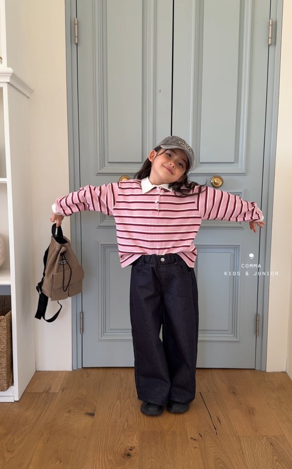 Comma - Korean Children Fashion - #discoveringself - Wide Jeans - 3