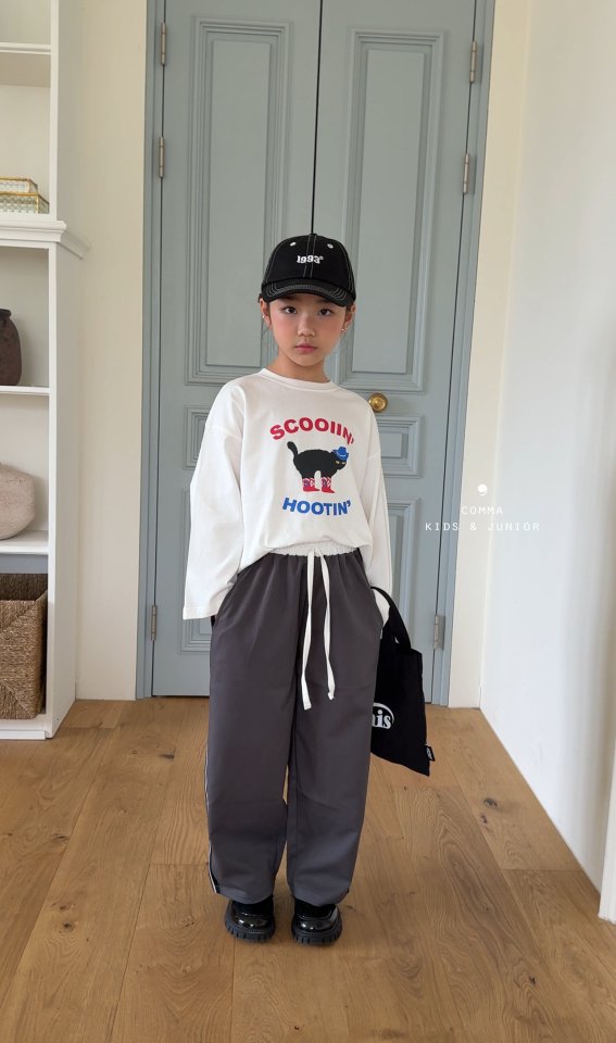 Comma - Korean Children Fashion - #discoveringself - Boots Cat Tee - 2