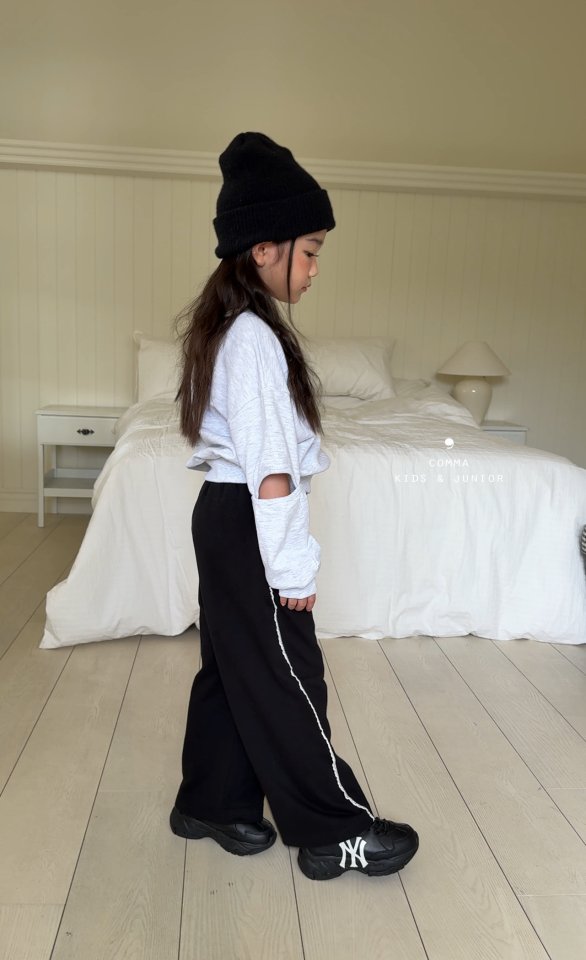 Comma - Korean Children Fashion - #designkidswear - Diagonal Pants - 4