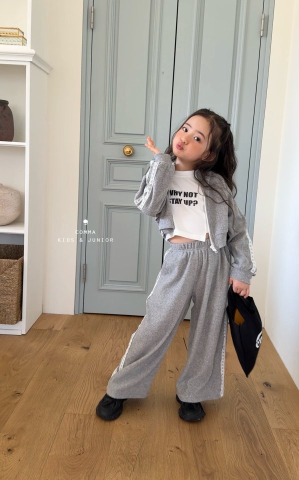 Comma - Korean Children Fashion - #fashionkids - Terry Pants - 8