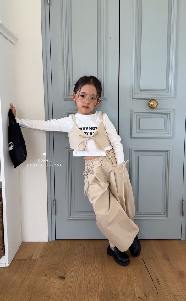 Comma - Korean Children Fashion - #fashionkids - Wide Pocket Pants - 7