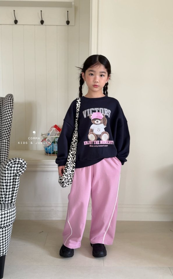 Comma - Korean Children Fashion - #fashionkids - Bear Sweatshirt - 7