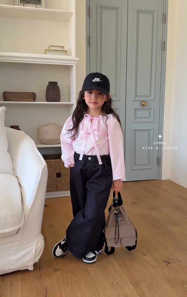 Comma - Korean Children Fashion - #discoveringself - Wide Jeans - 4