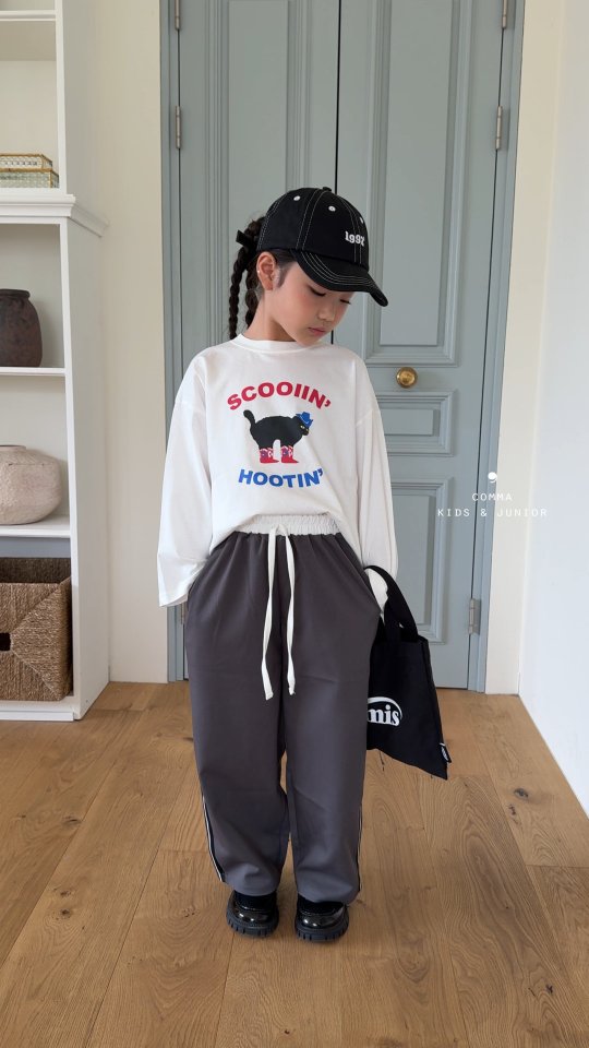 Comma - Korean Children Fashion - #fashionkids - Boots Cat Tee - 3