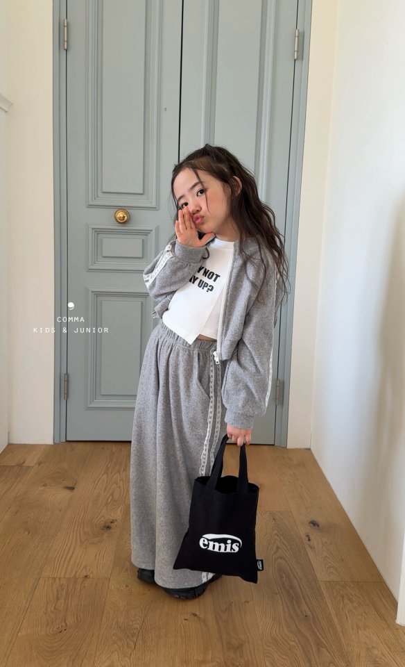 Comma - Korean Children Fashion - #kidsshorts - Terry Pants - 9