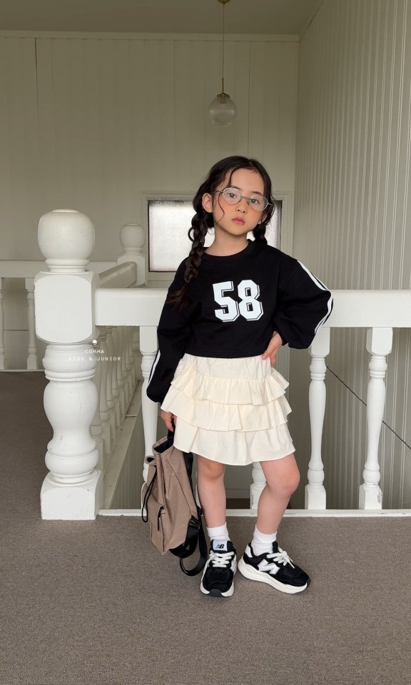 Comma - Korean Children Fashion - #kidsshorts - 58 Crop Tee - 6