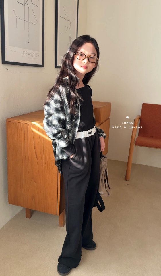Comma - Korean Children Fashion - #kidsshorts - Check Shirt - 2