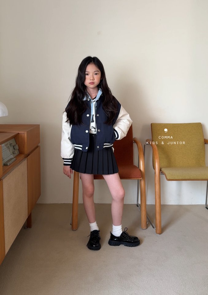 Comma - Korean Children Fashion - #kidsshorts - Baseball Jumper - 9