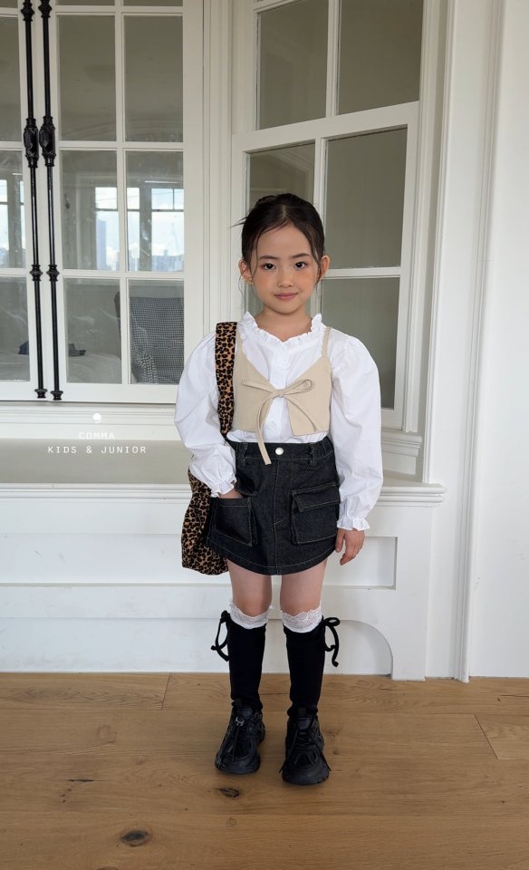 Comma - Korean Children Fashion - #kidsshorts - Ribbed Slit Socks - 7