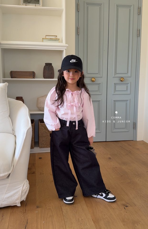 Comma - Korean Children Fashion - #kidsshorts - Wide Jeans - 5