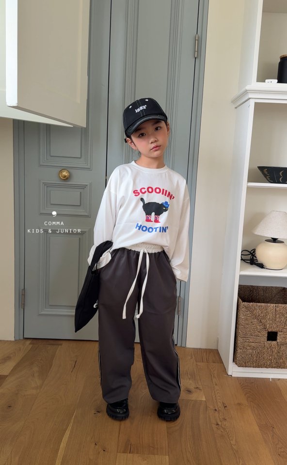 Comma - Korean Children Fashion - #fashionkids - Boots Cat Tee - 4