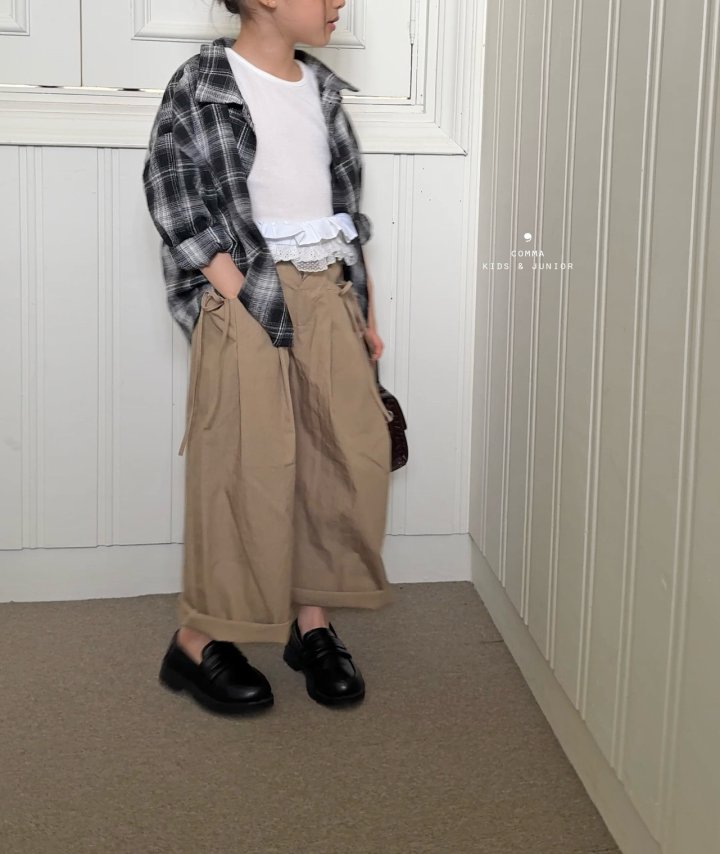 Comma - Korean Children Fashion - #kidsstore - Wide Pocket Pants - 9