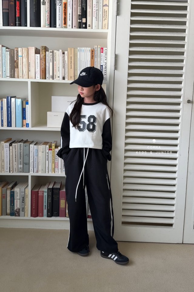 Comma - Korean Children Fashion - #kidsstore - Cutline Double Stripe Pants - 2