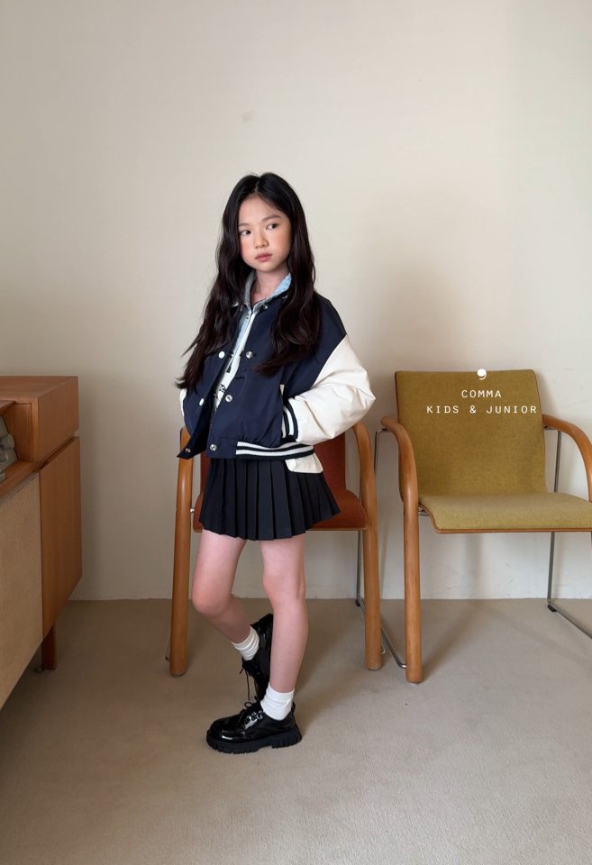 Comma - Korean Children Fashion - #kidsstore - Baseball Jumper - 10