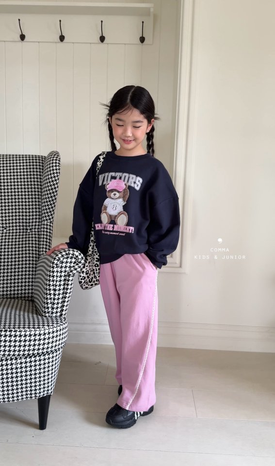 Comma - Korean Children Fashion - #kidsstore - Bear Sweatshirt - 9