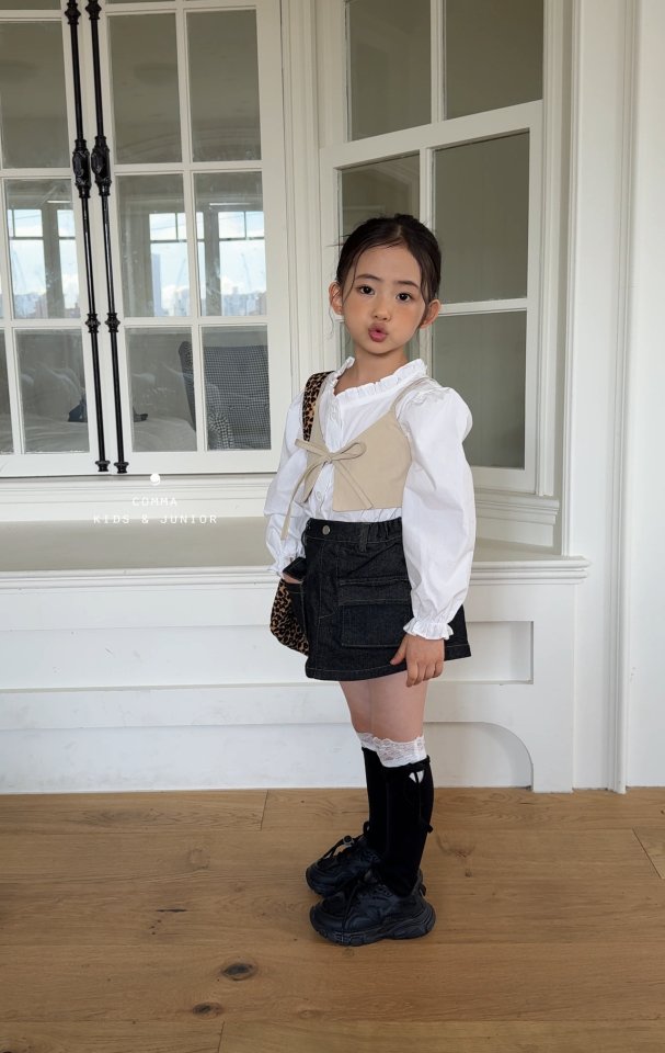 Comma - Korean Children Fashion - #kidsstore - Ribbed Slit Socks - 8