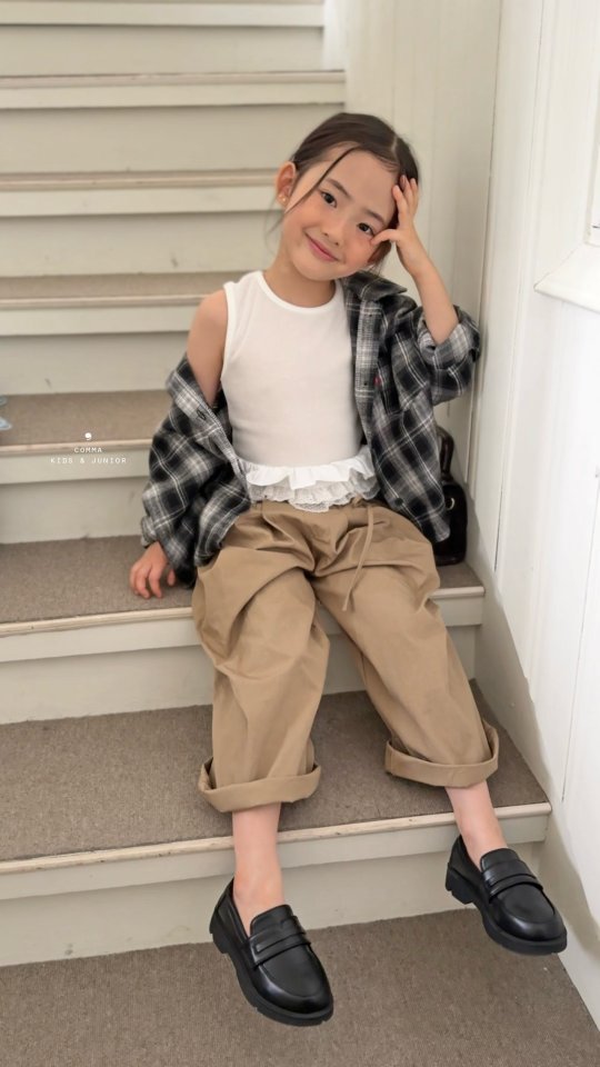 Comma - Korean Children Fashion - #kidzfashiontrend - Wide Pocket Pants - 10