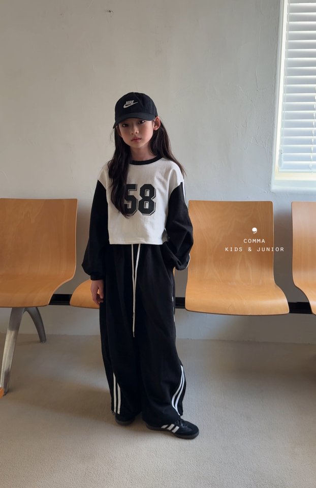 Comma - Korean Children Fashion - #kidzfashiontrend - Cutline Double Stripe Pants - 3