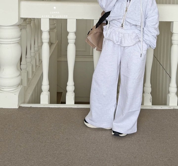Comma - Korean Children Fashion - #kidzfashiontrend - Frill Wide Pants