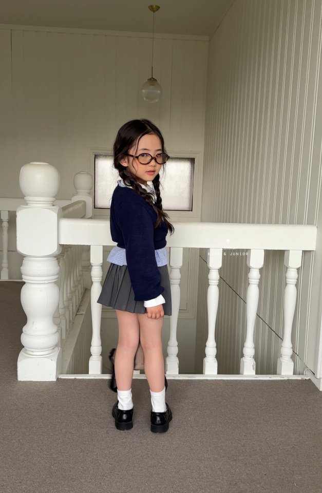 Comma - Korean Children Fashion - #kidzfashiontrend - Ribbon Embroidery Cardigan - 12