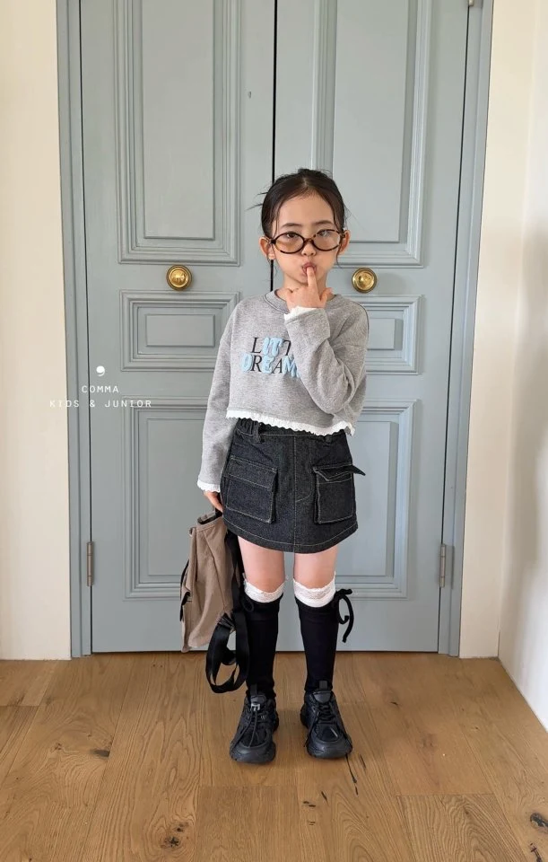 Comma - Korean Children Fashion - #kidsstore - Cargo Skirt Pants - 4
