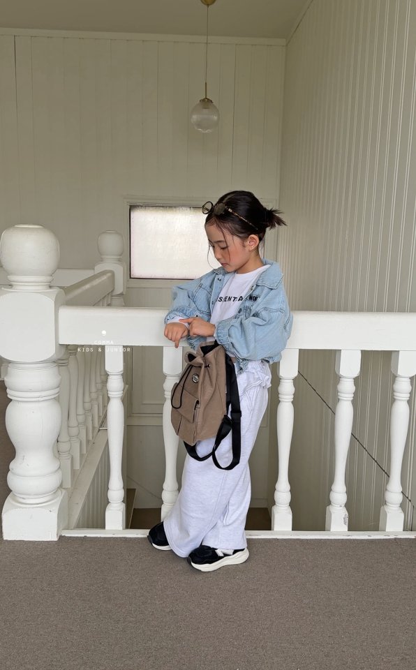 Comma - Korean Children Fashion - #littlefashionista - Single Line Print Tee - 3