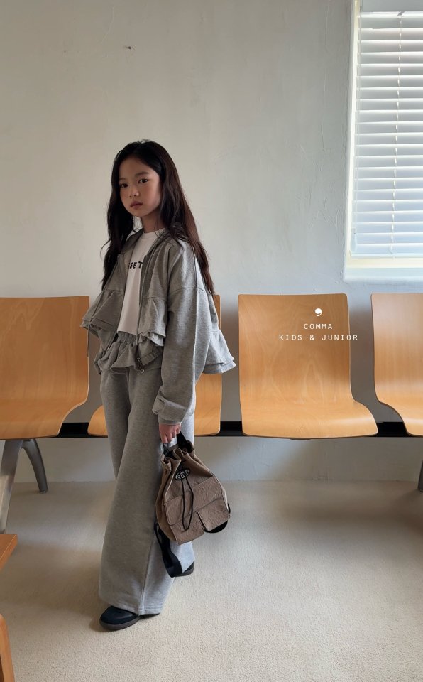 Comma - Korean Children Fashion - #littlefashionista - Frill Zip-up - 2