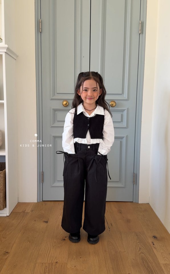 Comma - Korean Children Fashion - #littlefashionista - Wide Pocket Pants - 12