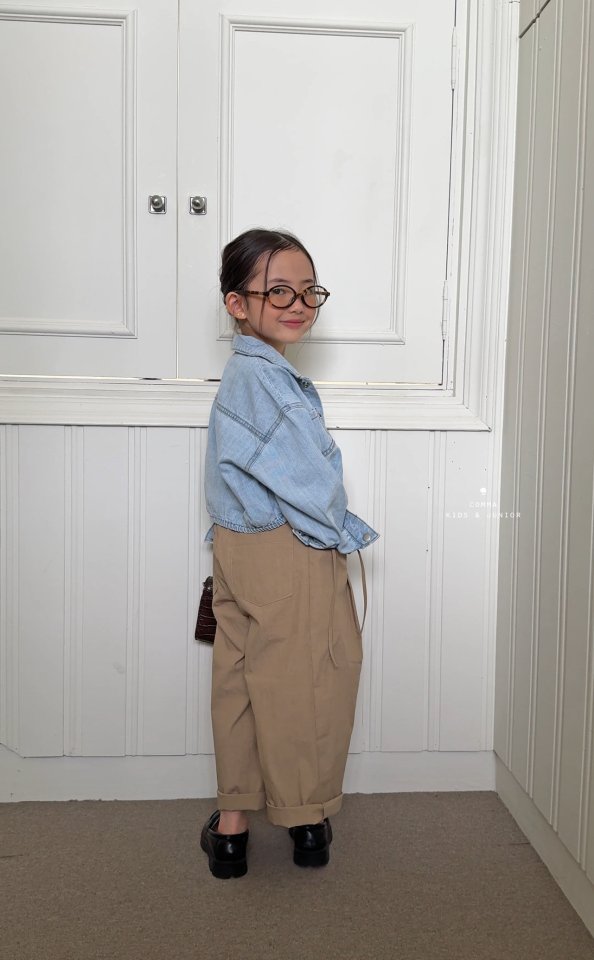 Comma - Korean Children Fashion - #littlefashionista - Soft Denim Jacket - 11