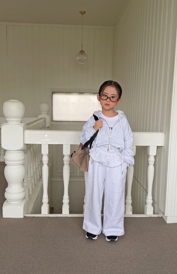 Comma - Korean Children Fashion - #littlefashionista - Frill Wide Pants - 3