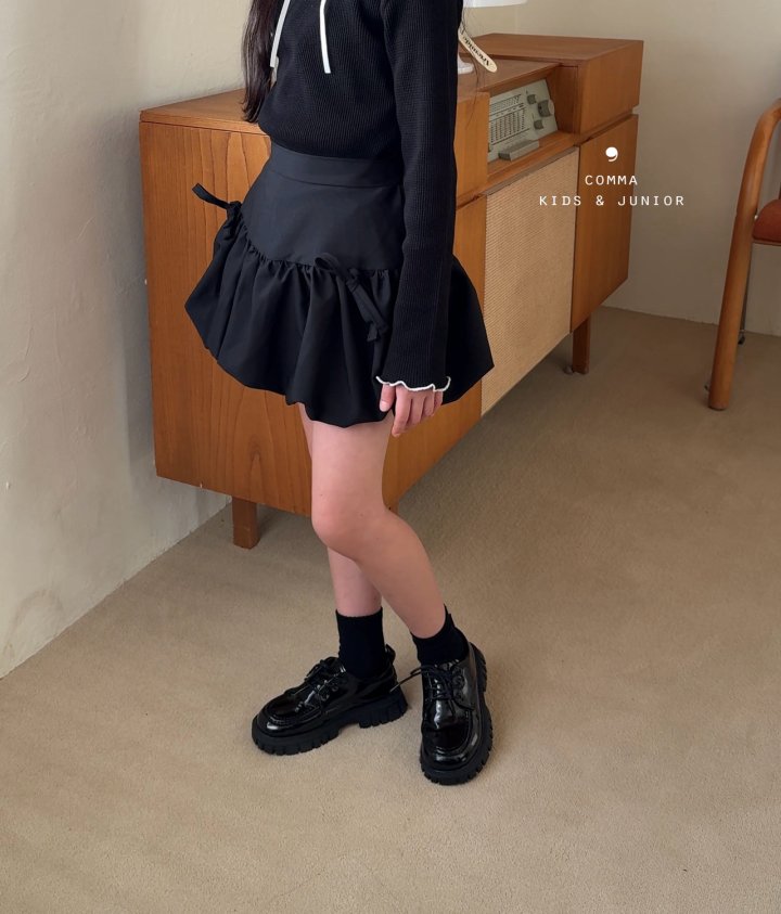 Comma - Korean Children Fashion - #littlefashionista - Pumpkin Balloon Skirt (Pink Check)