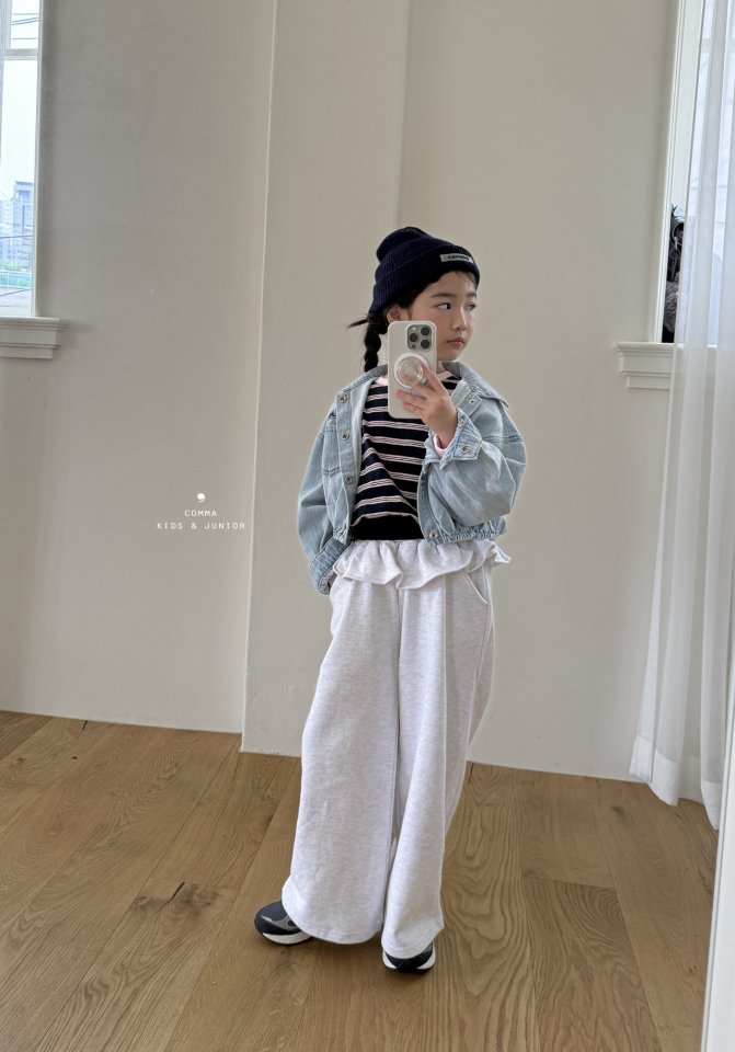 Comma - Korean Children Fashion - #littlefashionista - Short Crop Sweatshirt - 11
