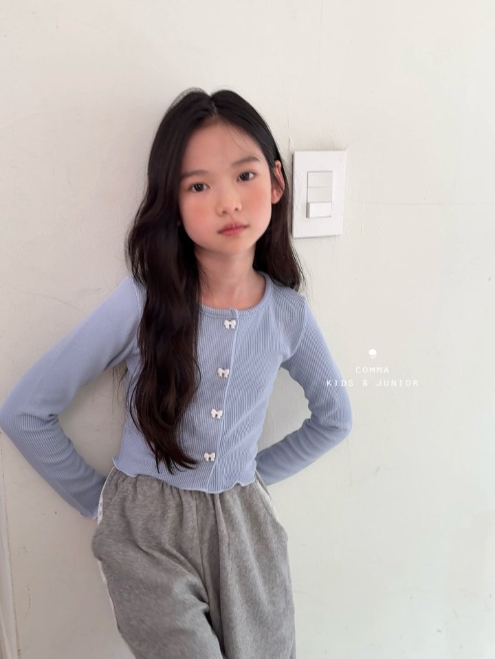 Comma - Korean Children Fashion - #littlefashionista - Ribbon Cardigan - 2